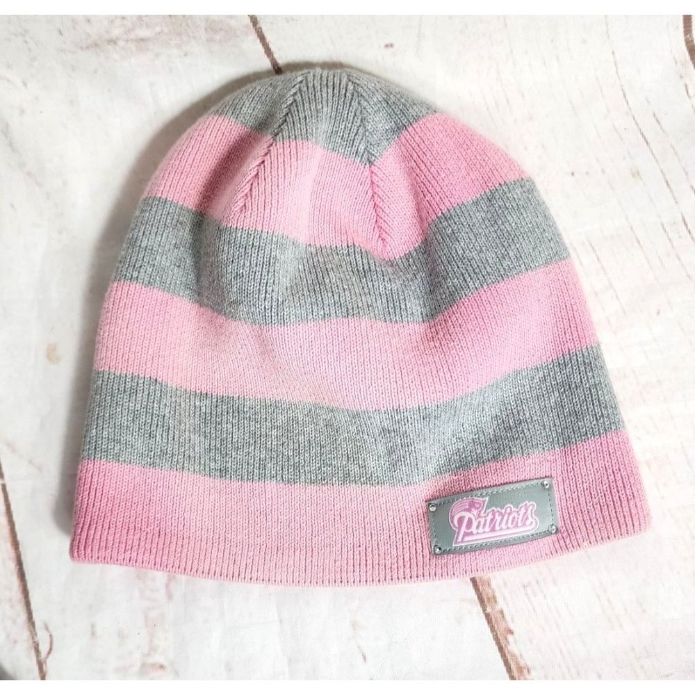 NFL New England Patriots Pink Embroidered Reversible Two Tone Hat - Womens